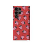 Strawberry Fields | Strawberry Samsung Case Tough for Galaxy S23