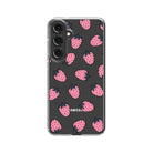 Strawberry Fields | Strawberry Samsung Case Clear for Galaxy S24 Plus