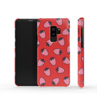 Strawberry Fields | Strawberry Samsung Case Slim for Galaxy S9 Plus 