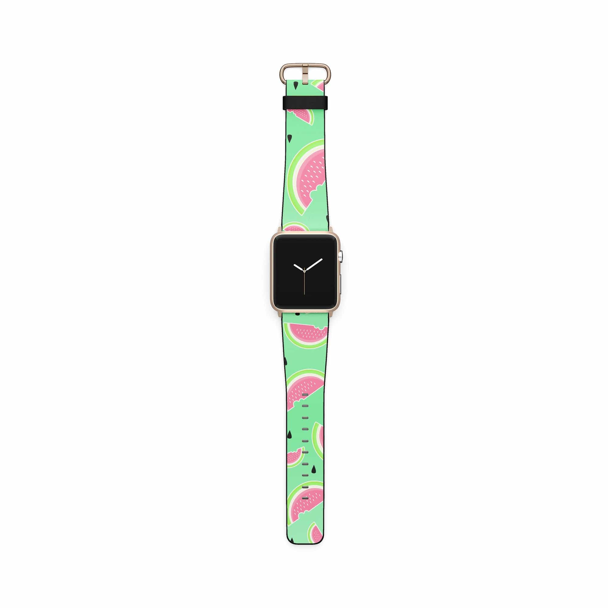 Summer Slice | Watermelon Apple Watch Band for 38/40/41 mm Watch in Gold