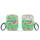 Summer Slice | Watermelon Apple AirPods Case for AirPods 1&2 Black