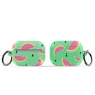 Summer Slice | Watermelon Apple AirPods Case for AirPods 3 & AirPods Pro 1&2 Black