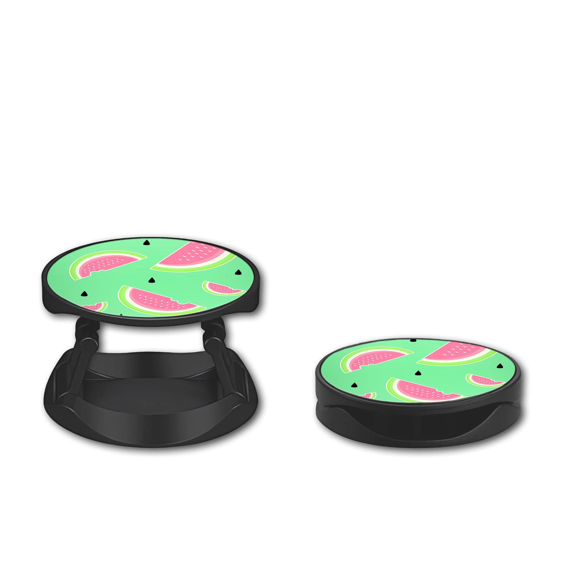 Summer Slice | Watermelon Foldable Phone Grip in Black