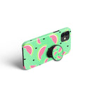 Summer Slice | Watermelon Foldable Phone Grip in Black