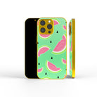 Summer Slice | Watermelon Precious Metals Case in Gold