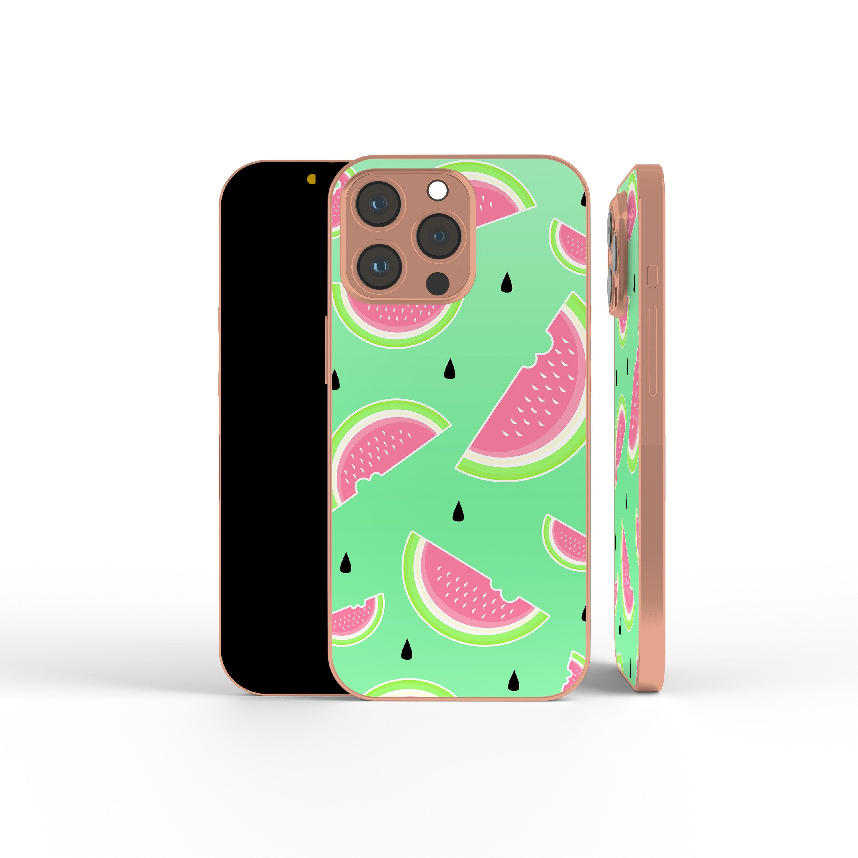 Summer Slice | Watermelon Precious Metals Case in Rose Gold