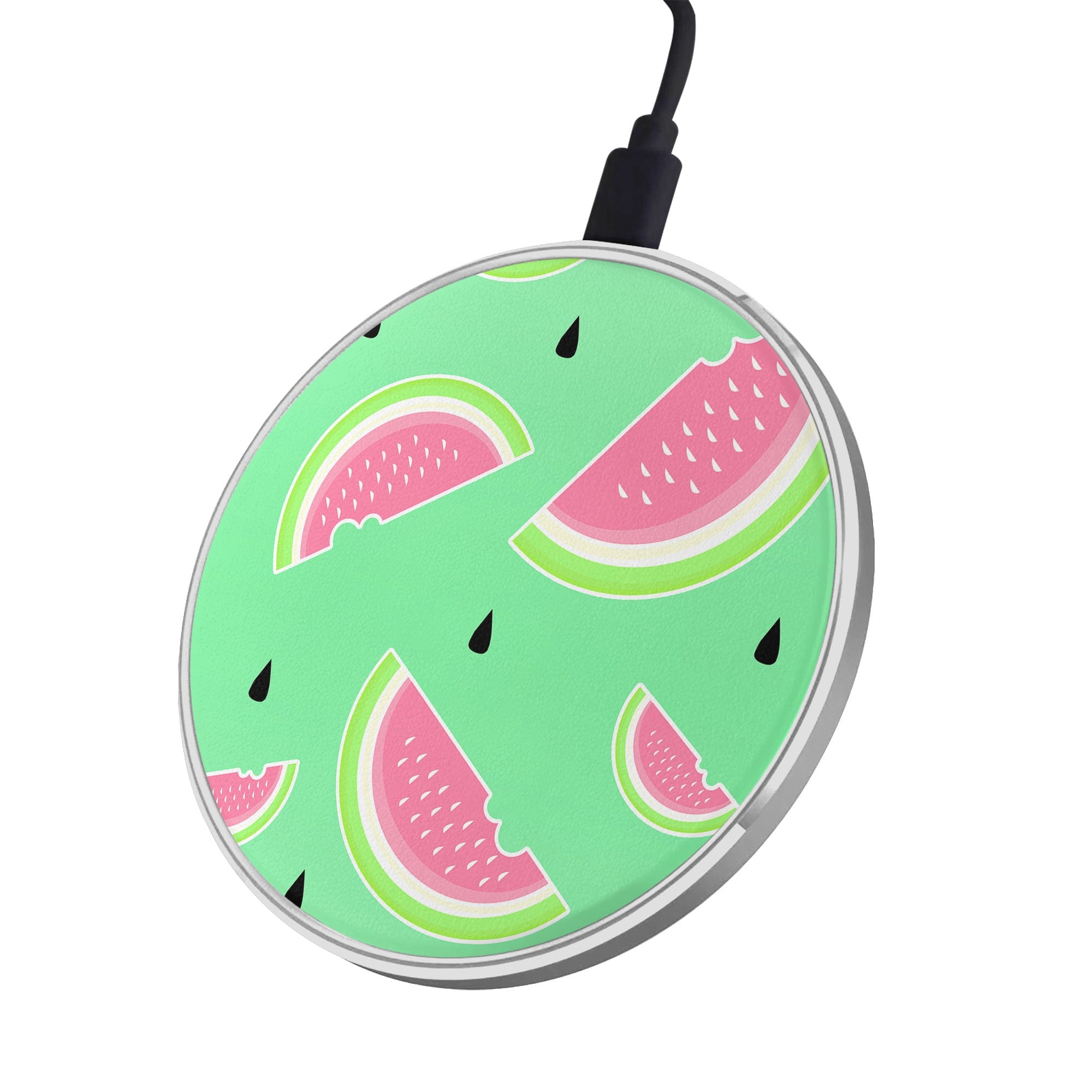 Summer Slice | Watermelon Wireless Charging Pad in Silver