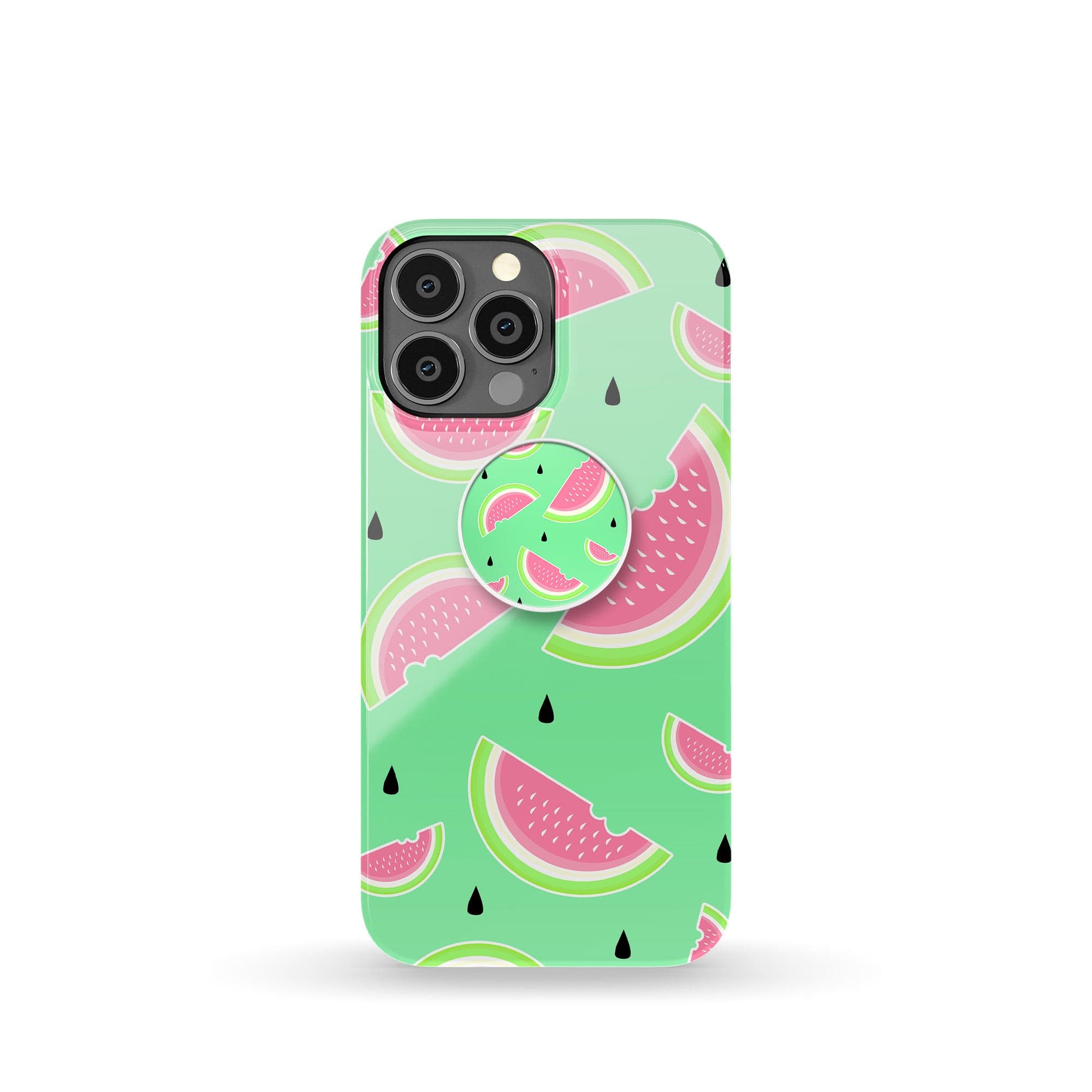 Summer Slice | Watermelon Foldable Phone Grip in White