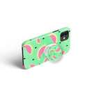 Summer Slice | Watermelon Foldable Phone Grip in White