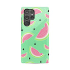 Summer Slice | Watermelon Samsung Case Tough for Galaxy S22 Ultra