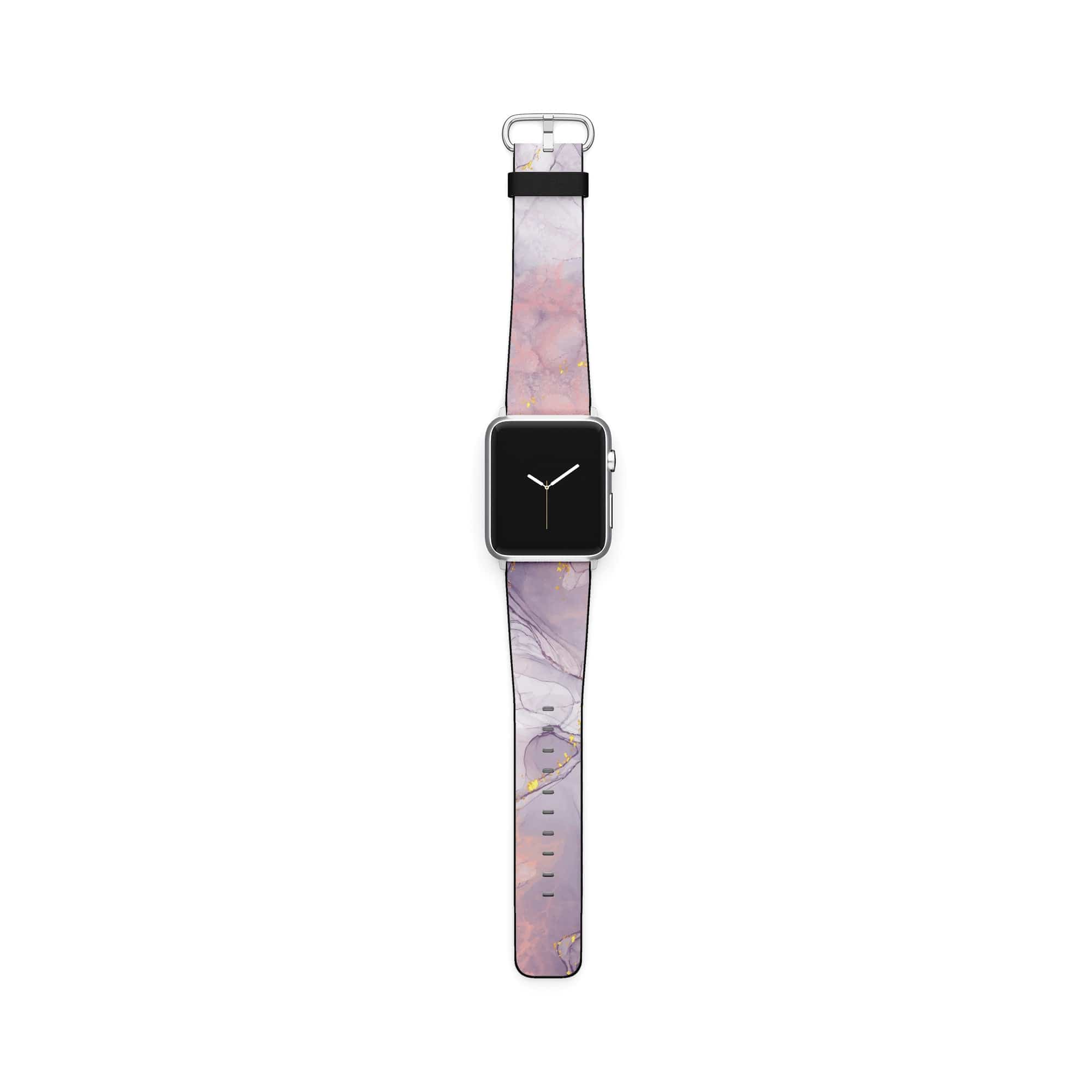 Surface Pressure | Marble Apple Watch Band for 38/40/41 mm Watch in Silver