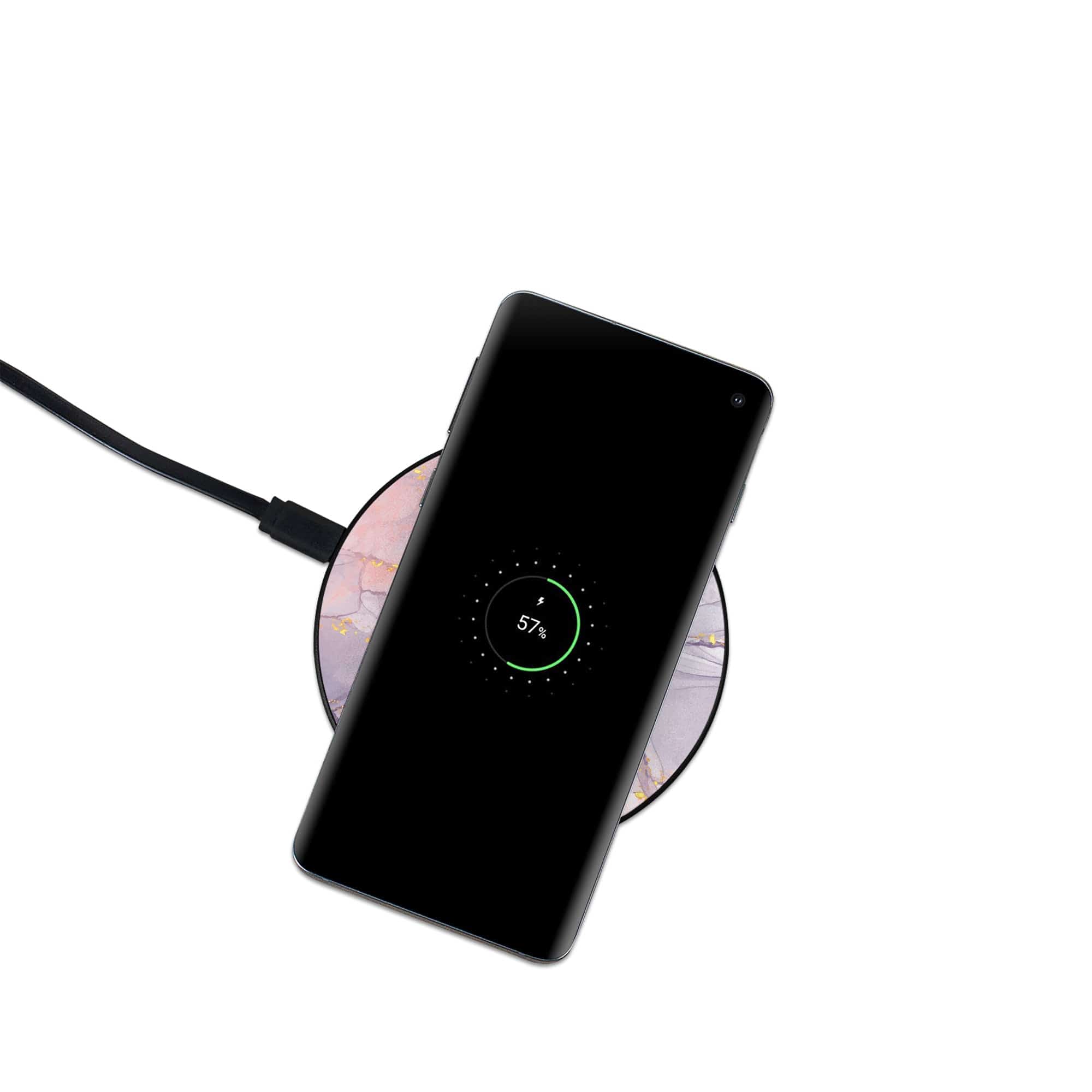 Surface Pressure | Marble Wireless Charging Pad in Black