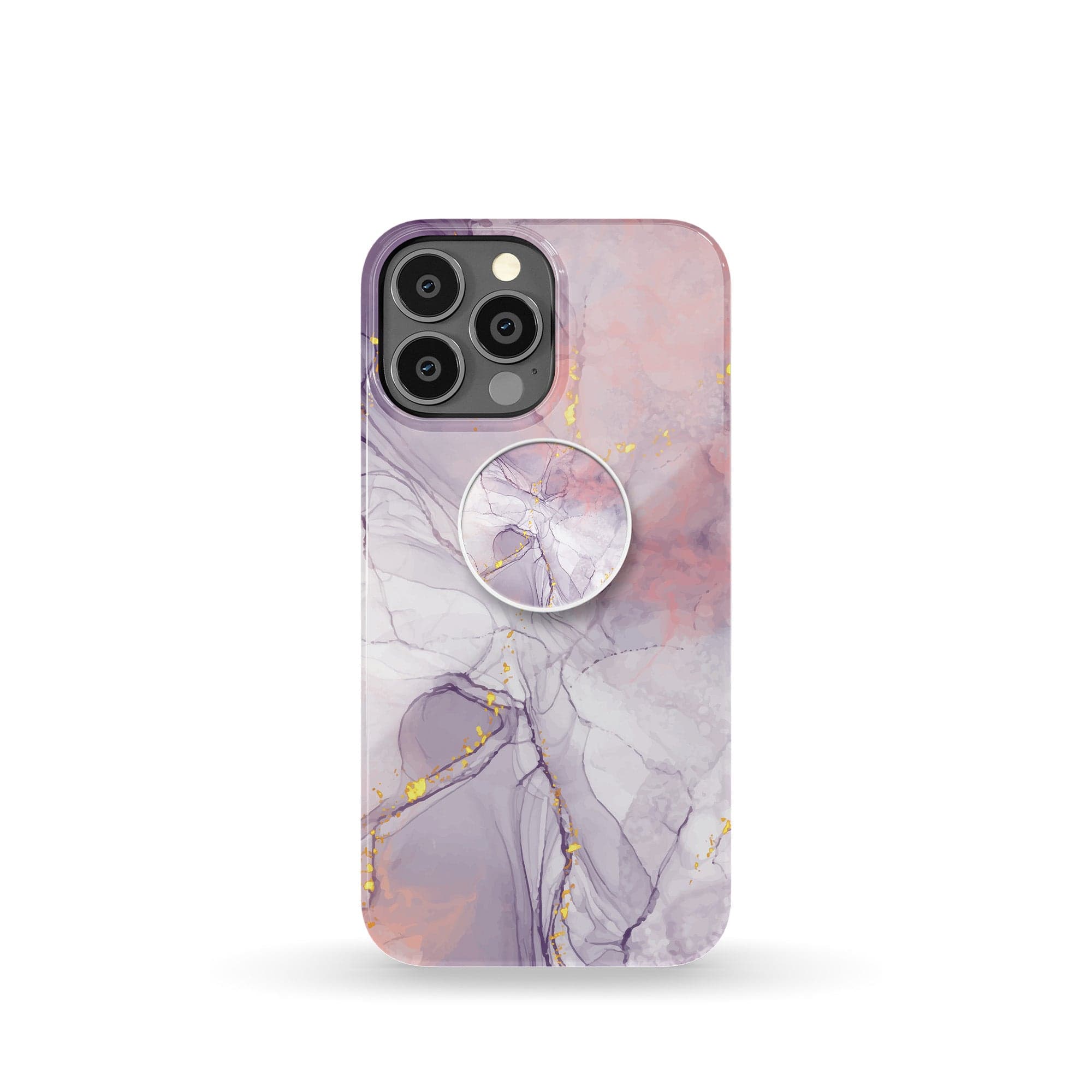 Surface Pressure | Marble Foldable Phone Grip in White