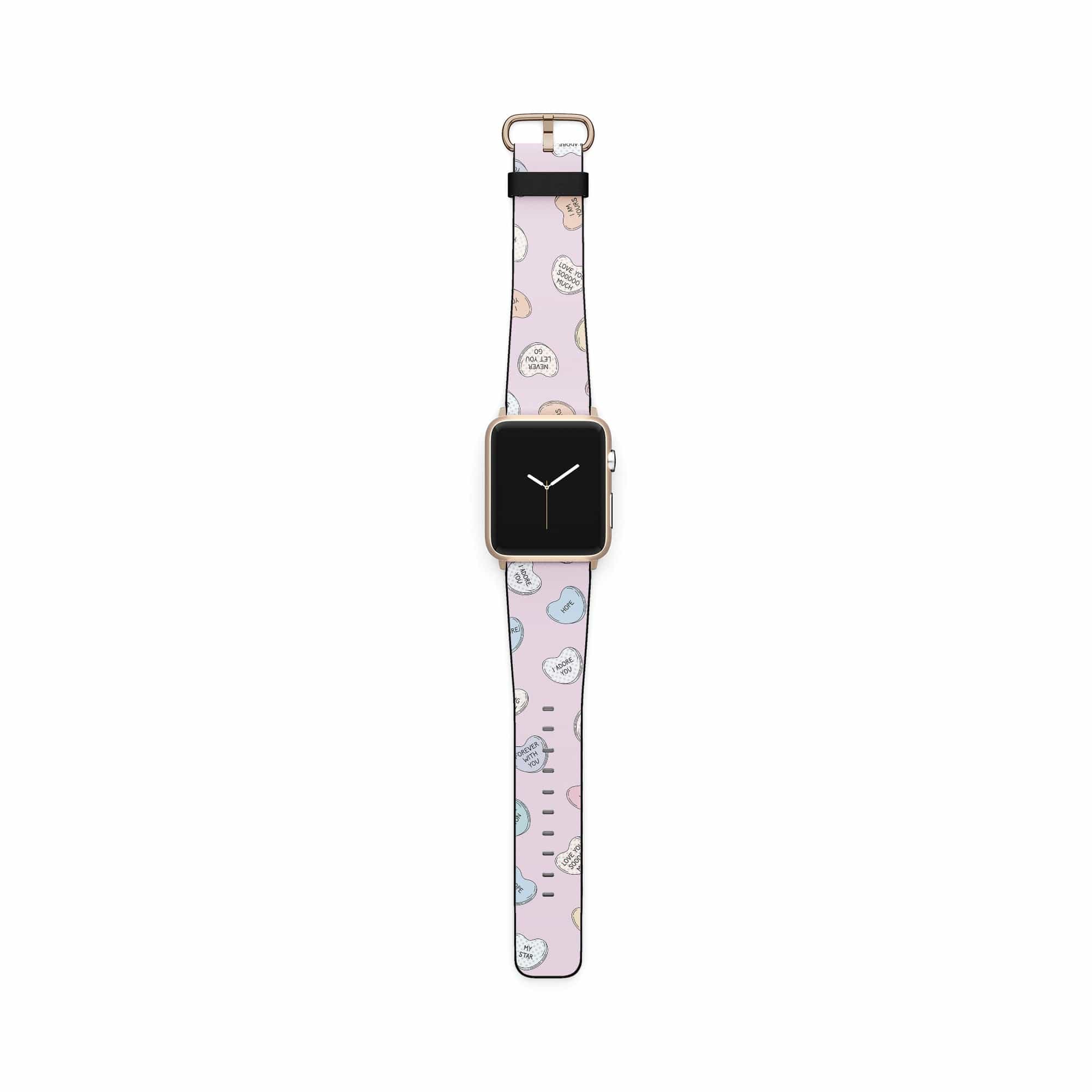 Sweet Nothings | Candy Hearts Apple Watch Band for 38/40/41 mm Watch in Gold