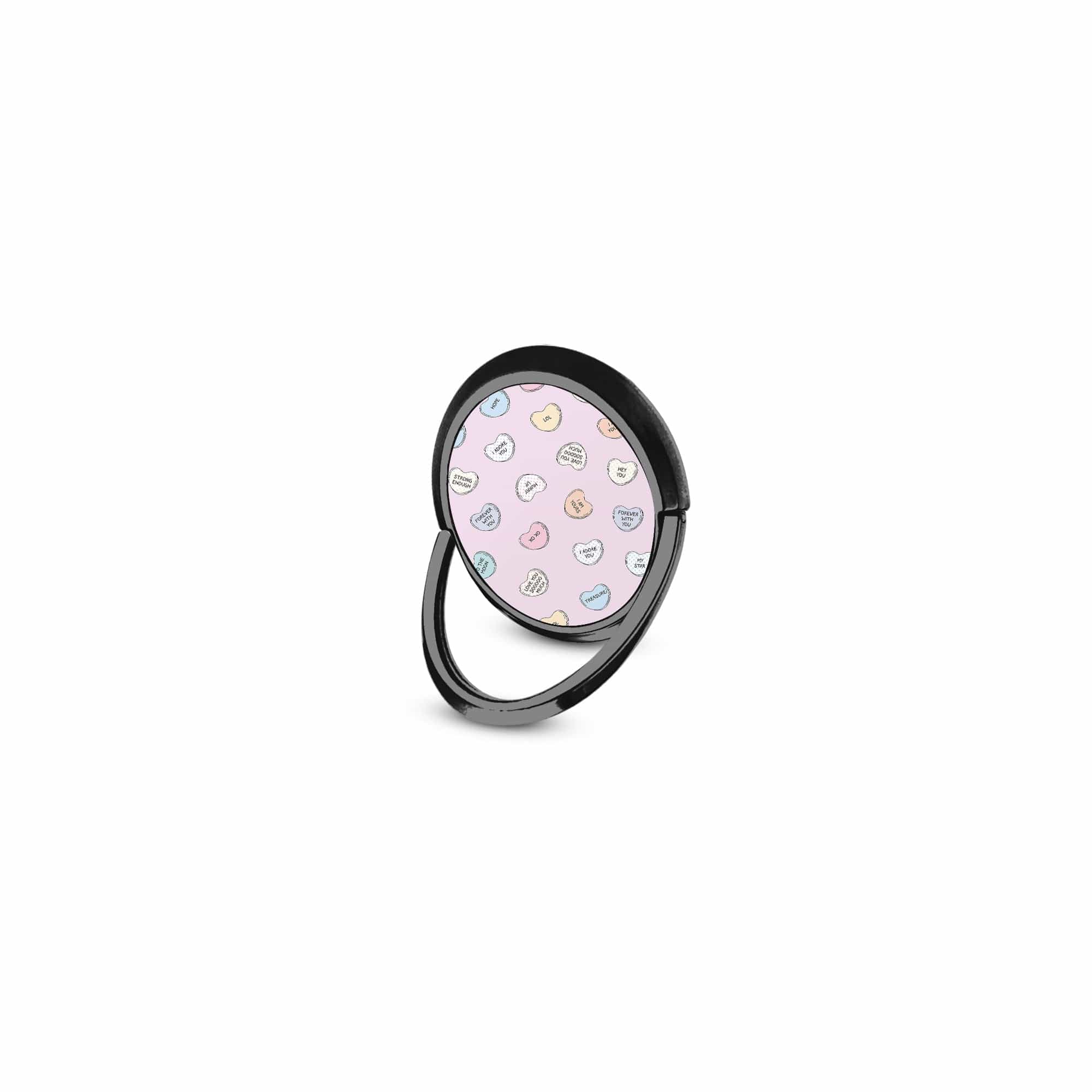 Sweet Nothings | Candy Hearts Ring Holder in Black