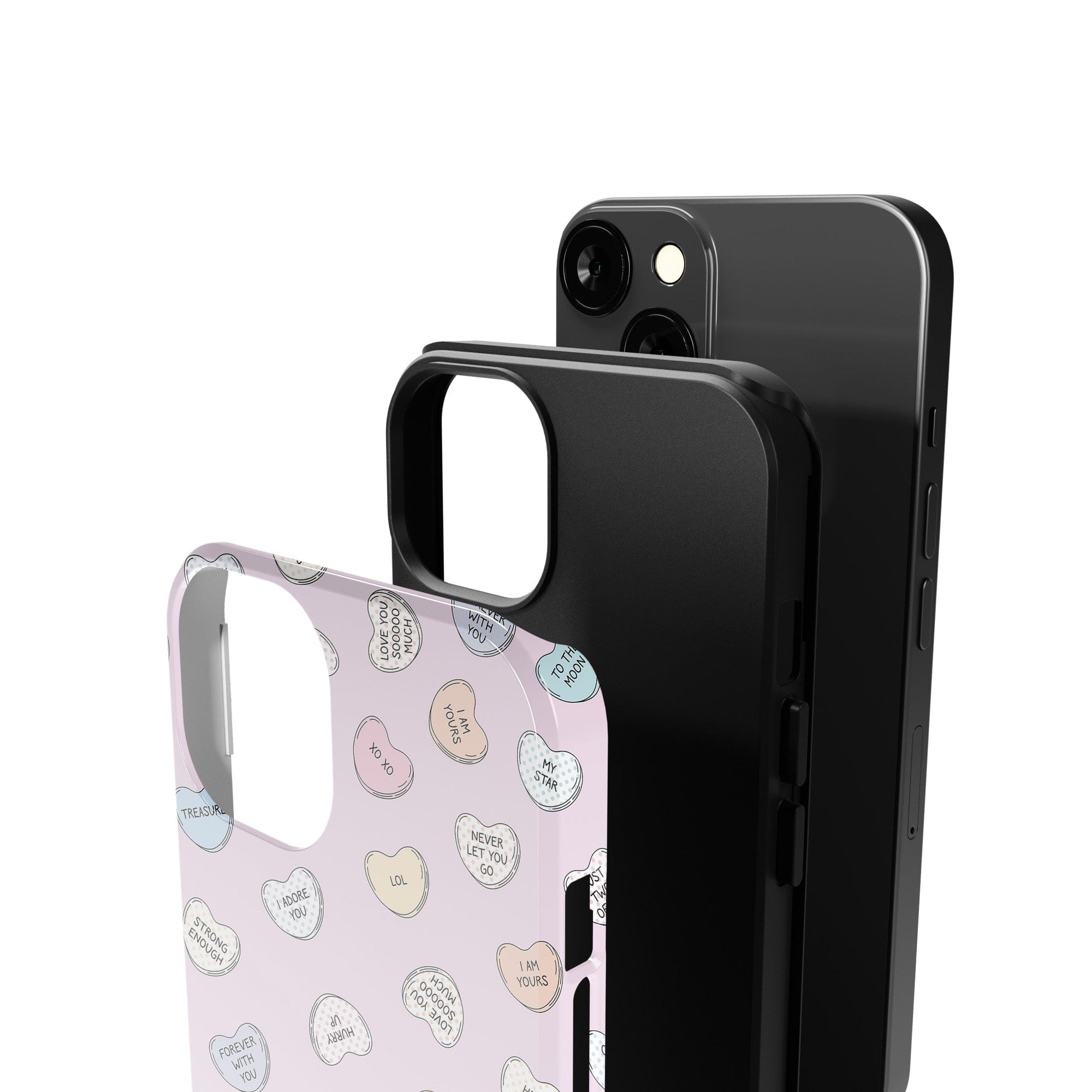 Sweet Nothings | Candy Hearts Case Clear for iPhone 12