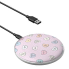 Sweet Nothings | Candy Hearts Wireless Charging Pad in Silver