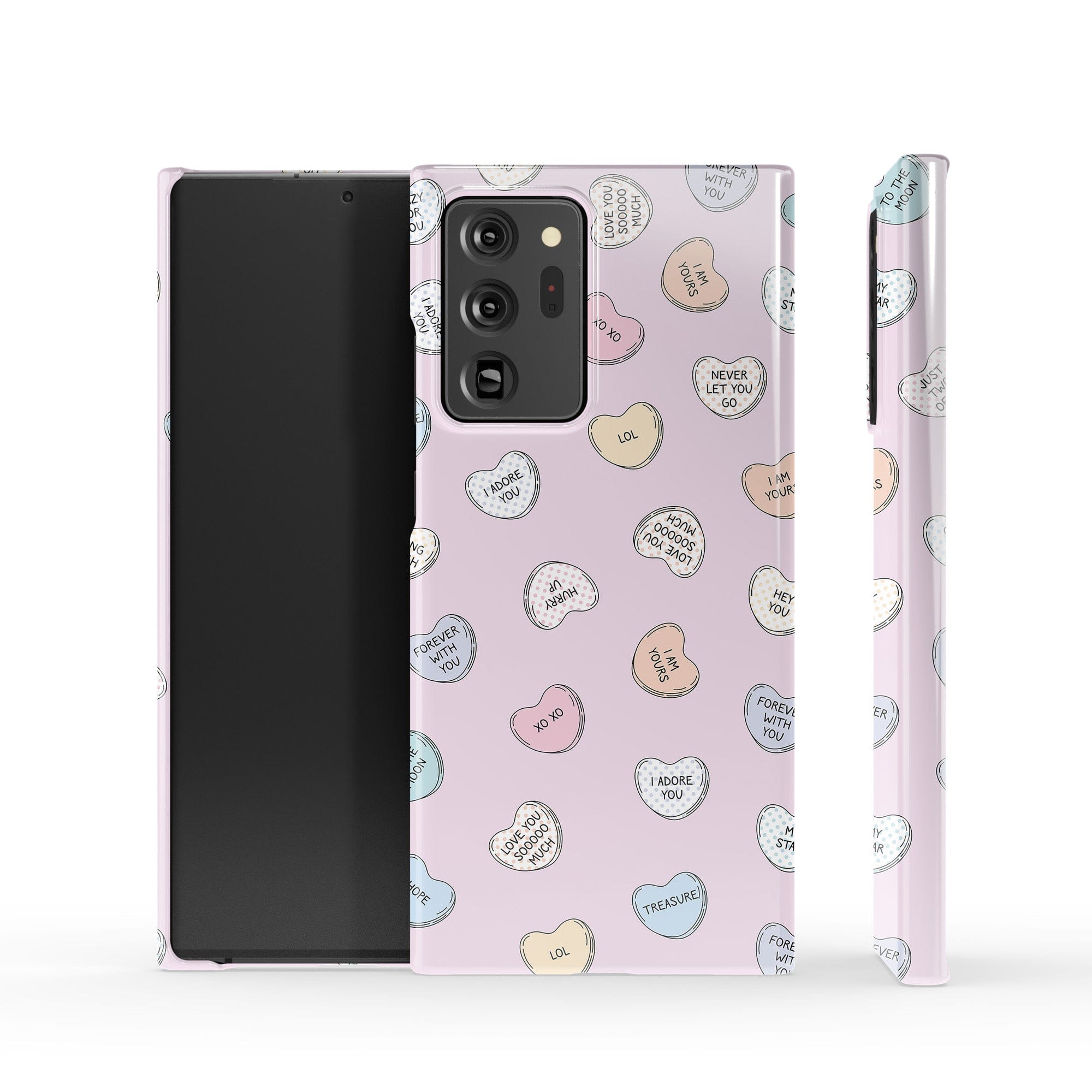 Sweet Nothings | Candy Hearts Samsung Case Slim for Galaxy Note 20 Ultra 