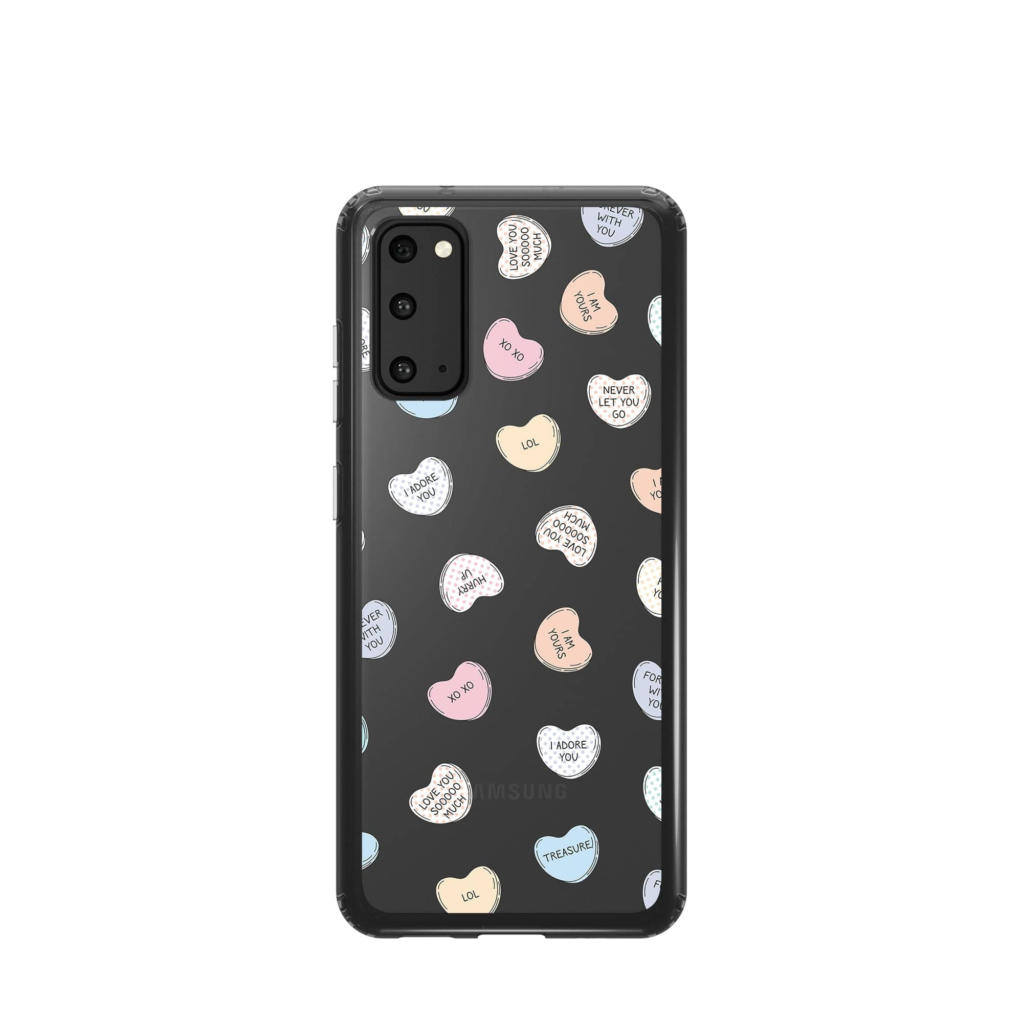 Sweet Nothings | Candy Hearts Samsung Case Clear for Galaxy S20 