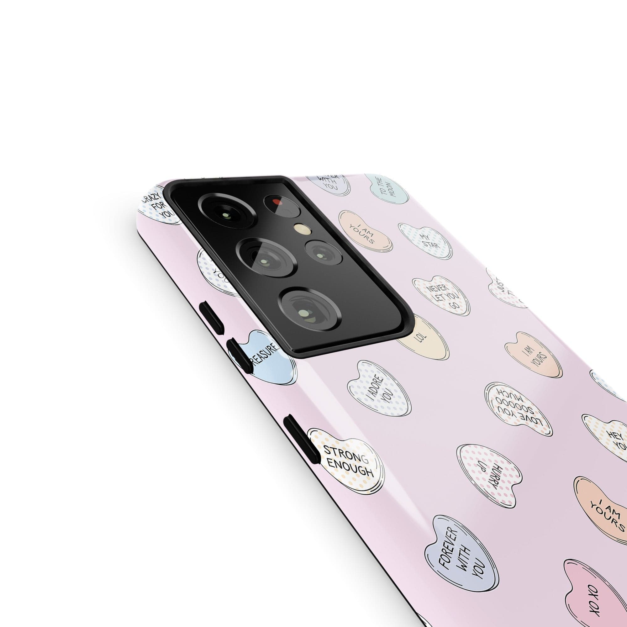 Sweet Nothings | Candy Hearts Samsung Case Tough for Galaxy S21 Ultra