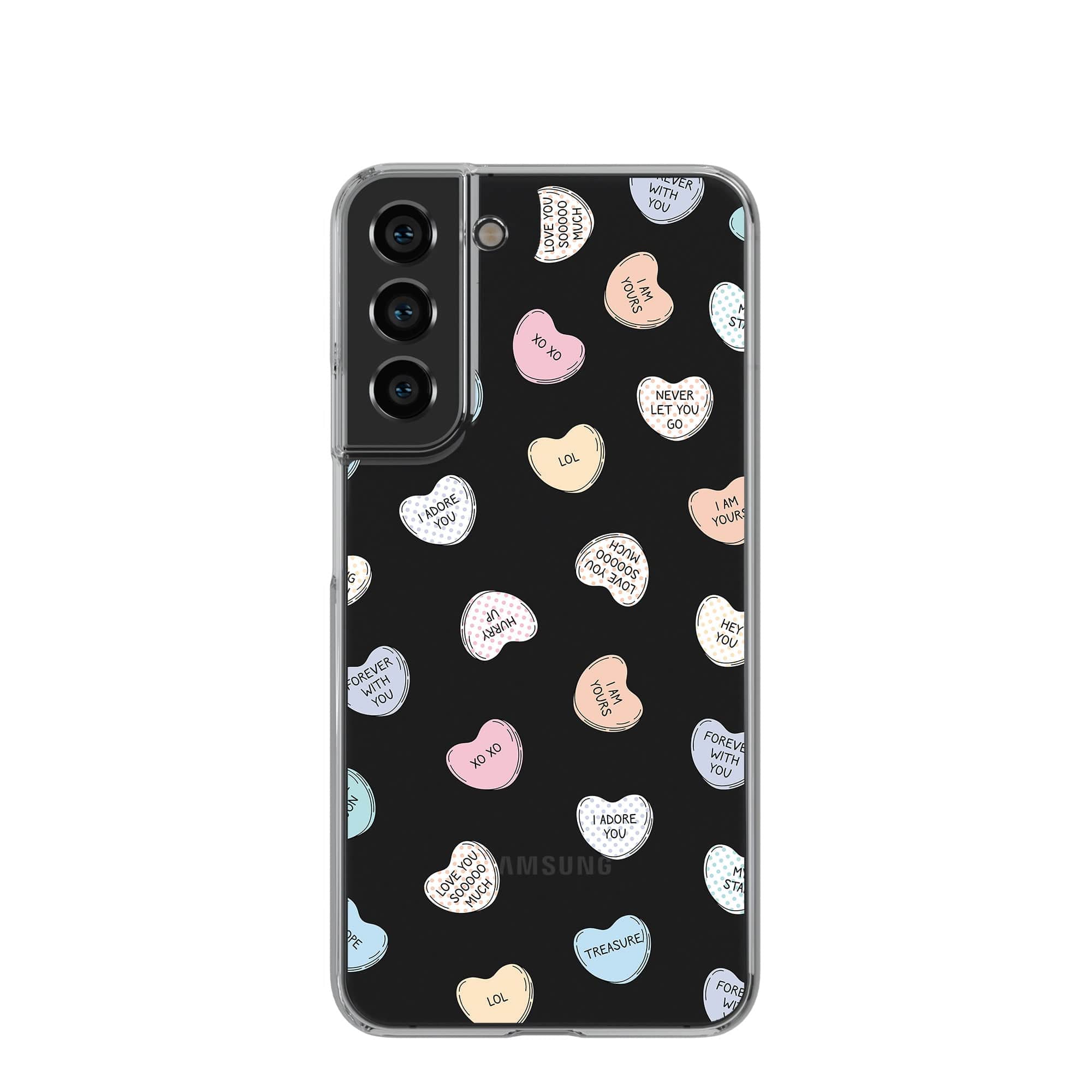 Sweet Nothings | Candy Hearts Samsung Case Clear for Galaxy S22 Plus