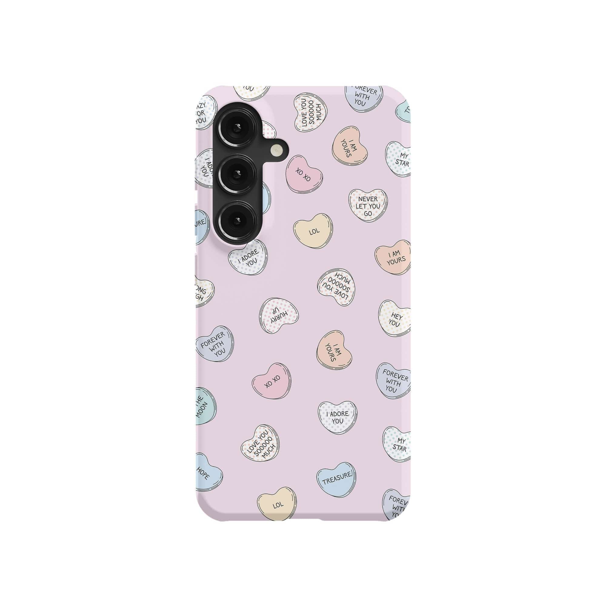 Sweet Nothings | Candy Hearts Samsung Case Slim for Galaxy S24