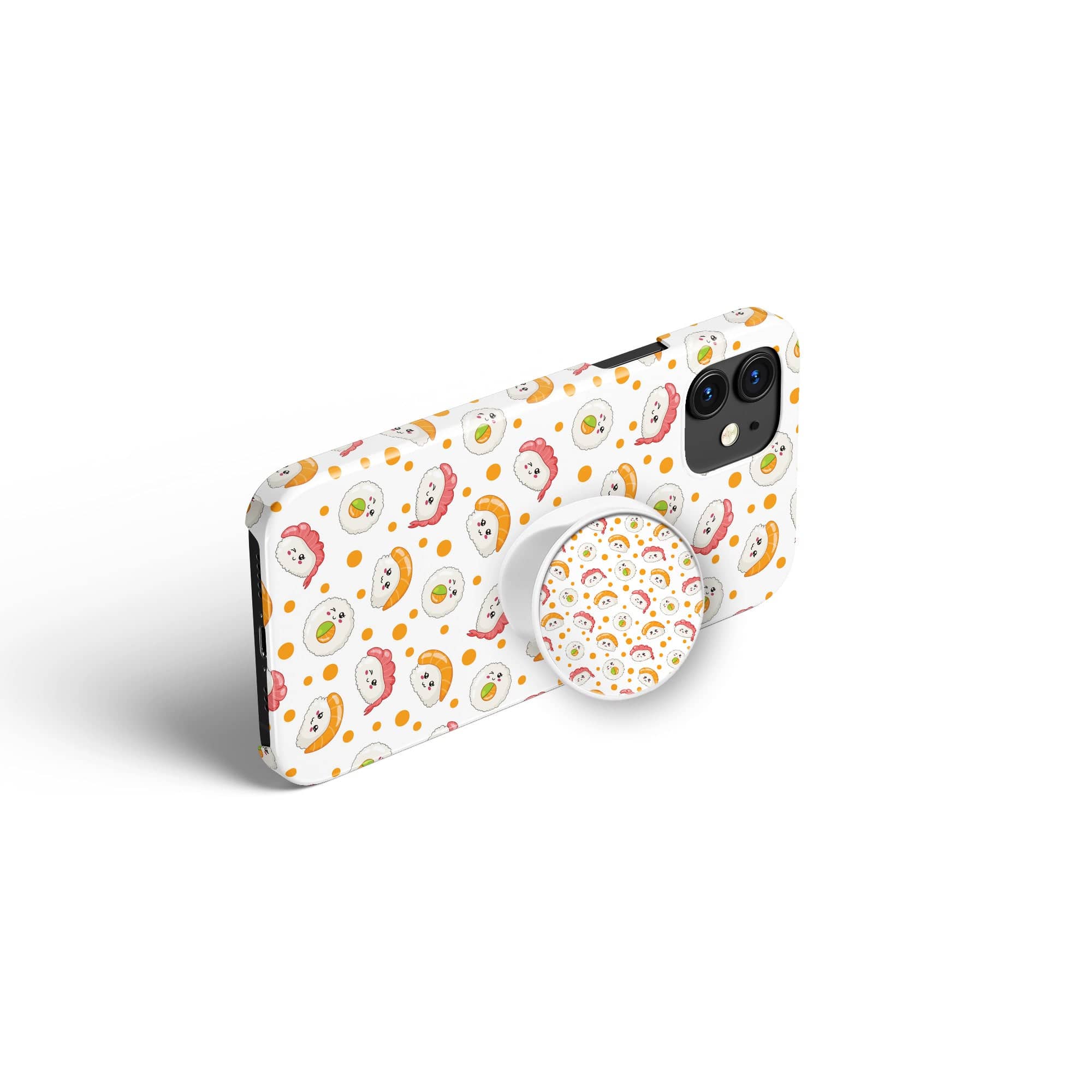 Sweet Sashimi | Sushi Foldable Phone Grip in White