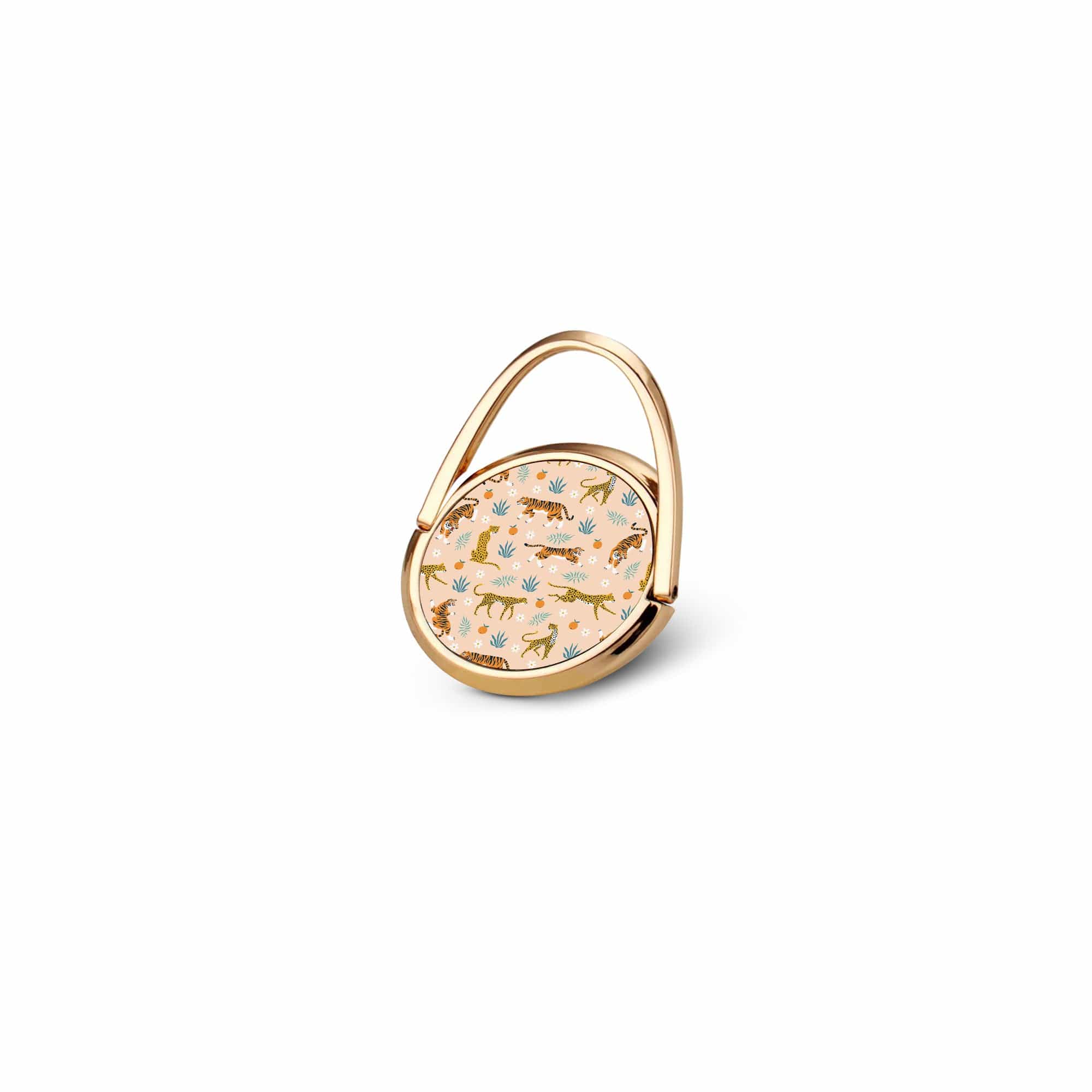 Tangerine Dream | Designer Wild Cat Ring Holder in Gold