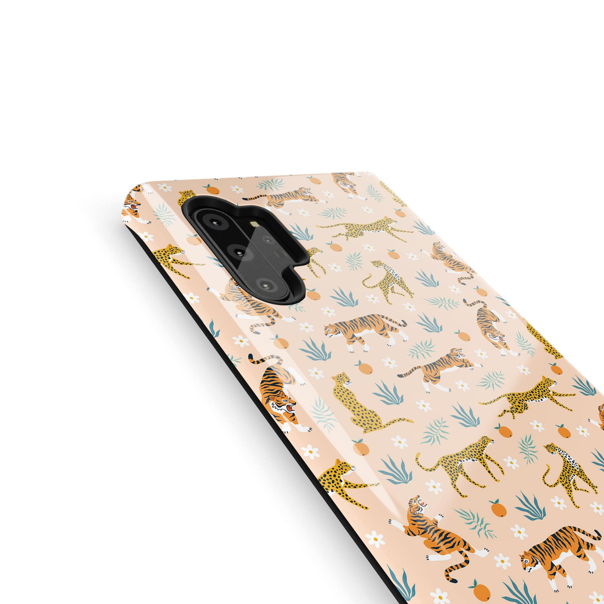 Tangerine Dream | Designer Wild Cat Samsung Case Tough for Galaxy Note 10 Plus 