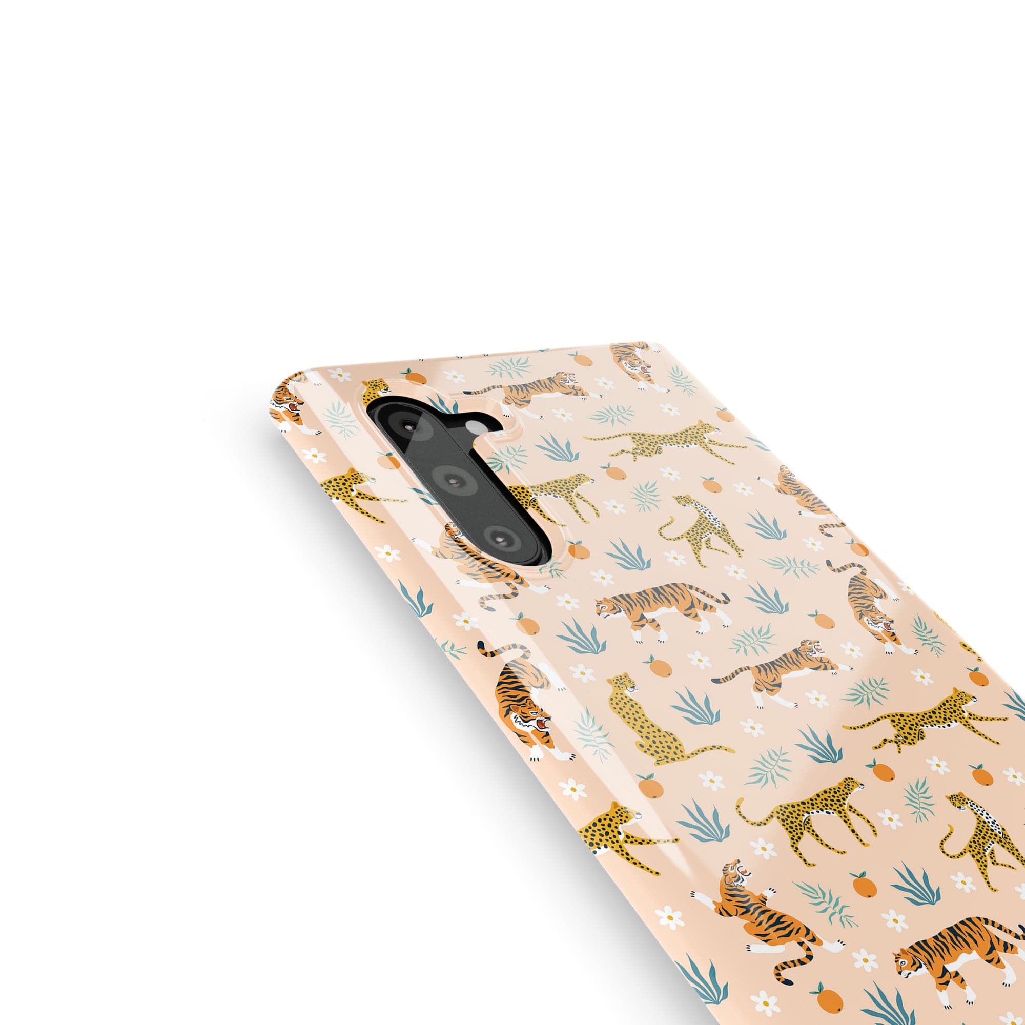 Tangerine Dream | Designer Wild Cat Samsung Case Slim for Galaxy Note 10 