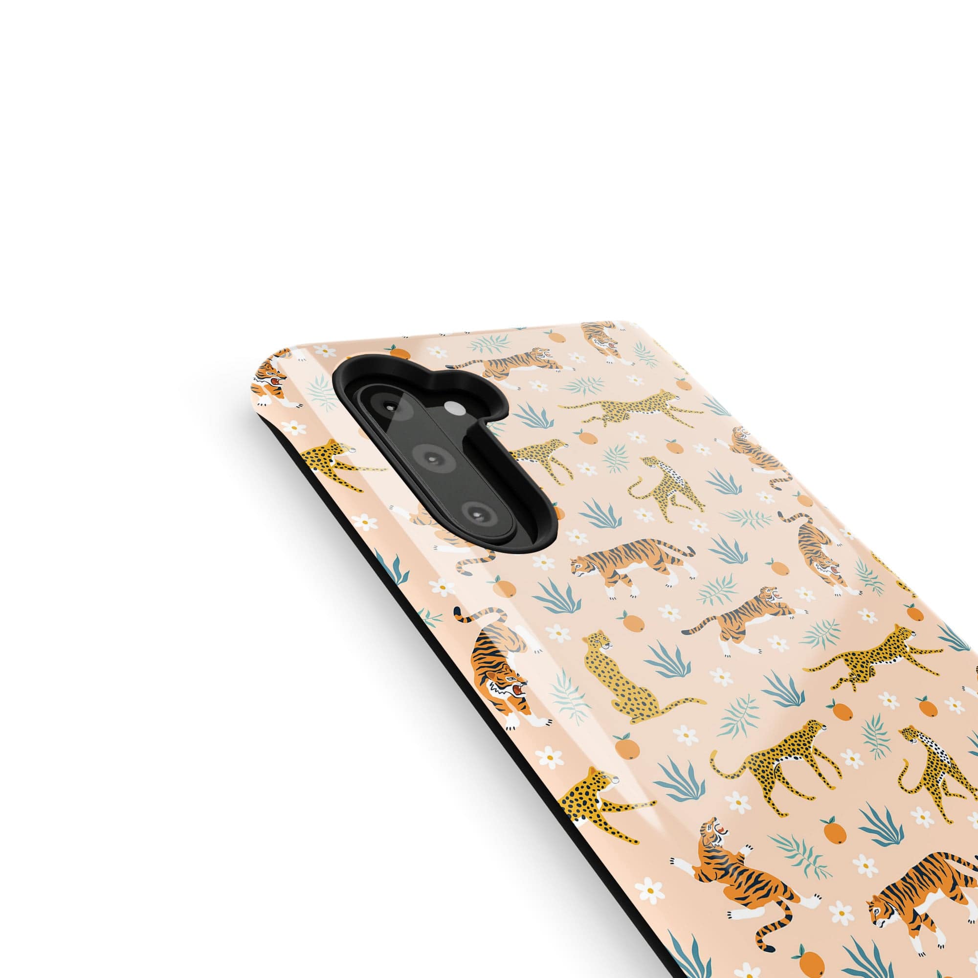 Tangerine Dream | Designer Wild Cat Samsung Case Tough for Galaxy Note 10 