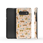 Tangerine Dream | Designer Wild Cat Samsung Case Tough for Galaxy S10 Plus 