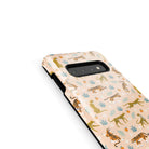 Tangerine Dream | Designer Wild Cat Samsung Case Tough for Galaxy S10 