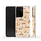 Tangerine Dream | Designer Wild Cat Samsung Case Tough for Galaxy S21 Ultra