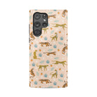 Tangerine Dream | Designer Wild Cat Samsung Case Tough for Galaxy S22 Ultra