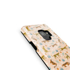 Tangerine Dream | Designer Wild Cat Samsung Case Tough for Galaxy S9 