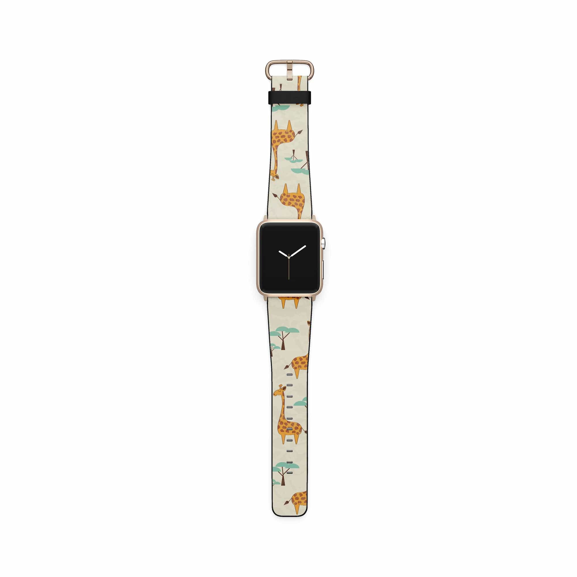 Towering Savannah | Giraffe Apple Watch Band for 38/40/41 mm Watch in Gold