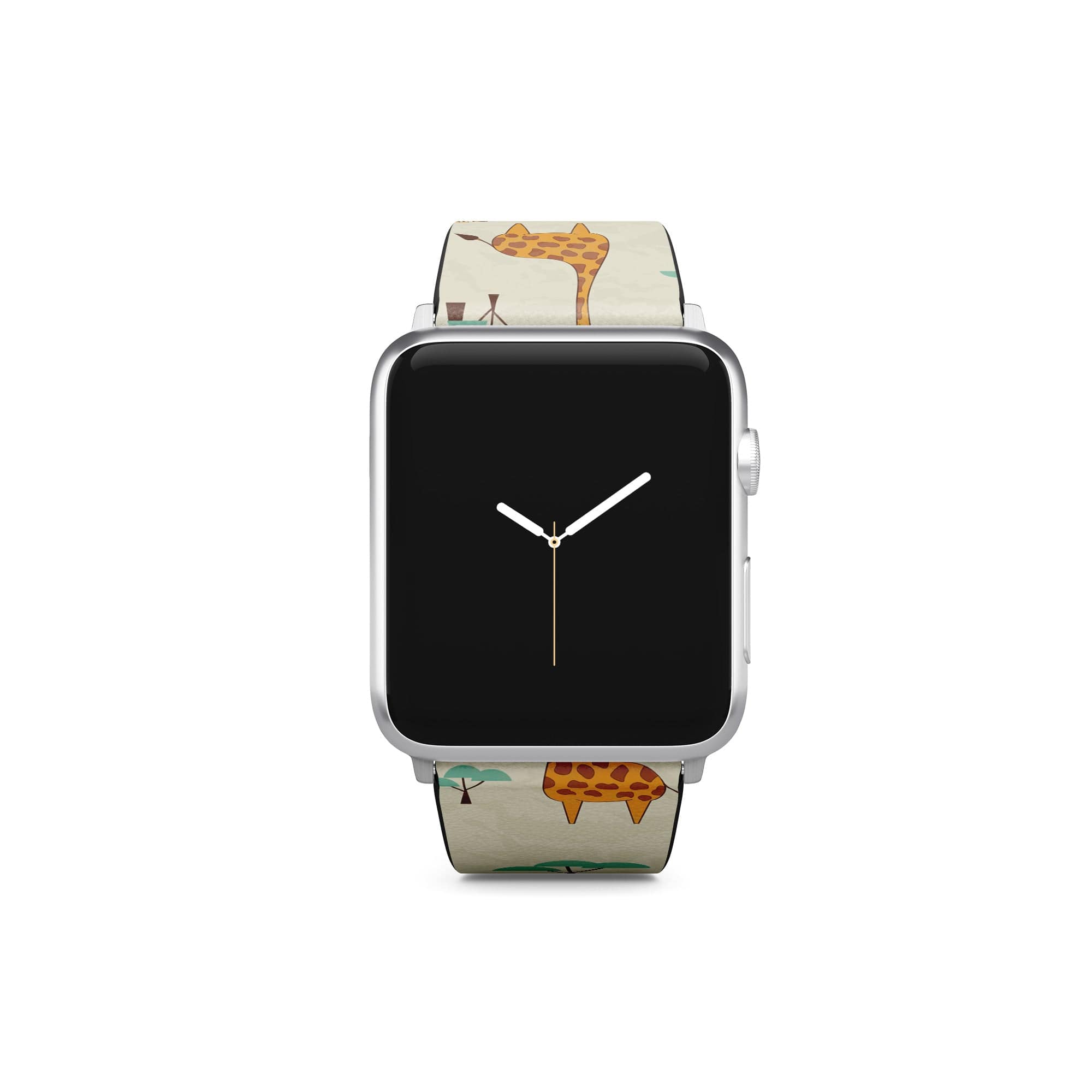 Towering Savannah | Giraffe Apple Watch Band for 38/40/41 mm Watch in Silver