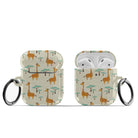 Towering Savannah | Giraffe Apple AirPods Case for AirPods 1&2 Black