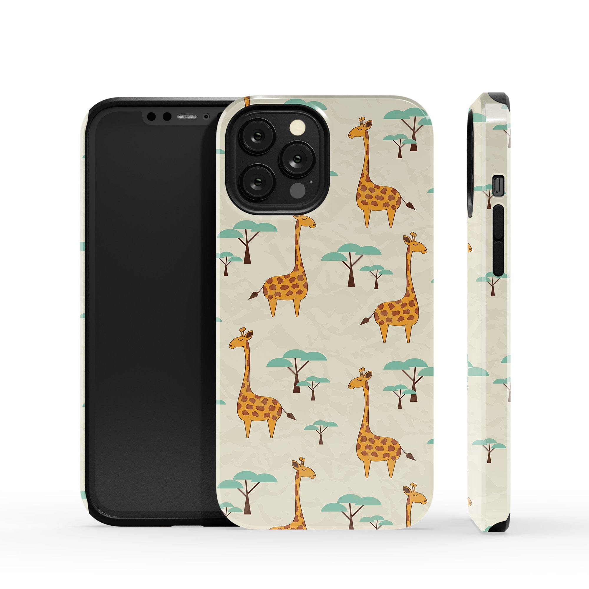 Towering Savannah | Giraffe Case Clear for iPhone SE (2022 & 2022)