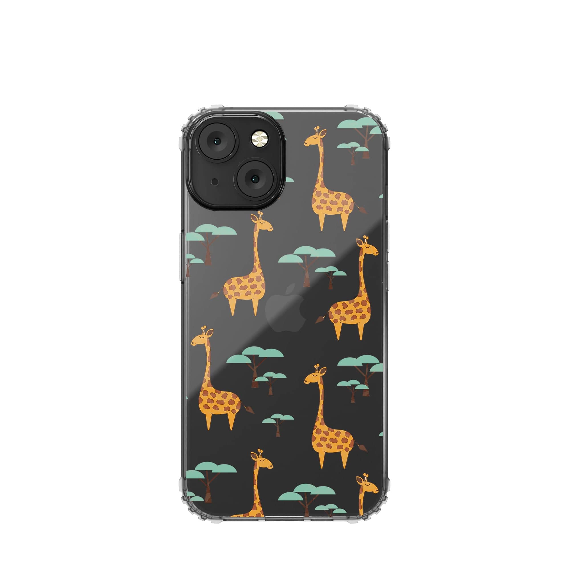 Towering Savannah | Giraffe Case Clear for iPhone 12 Mini