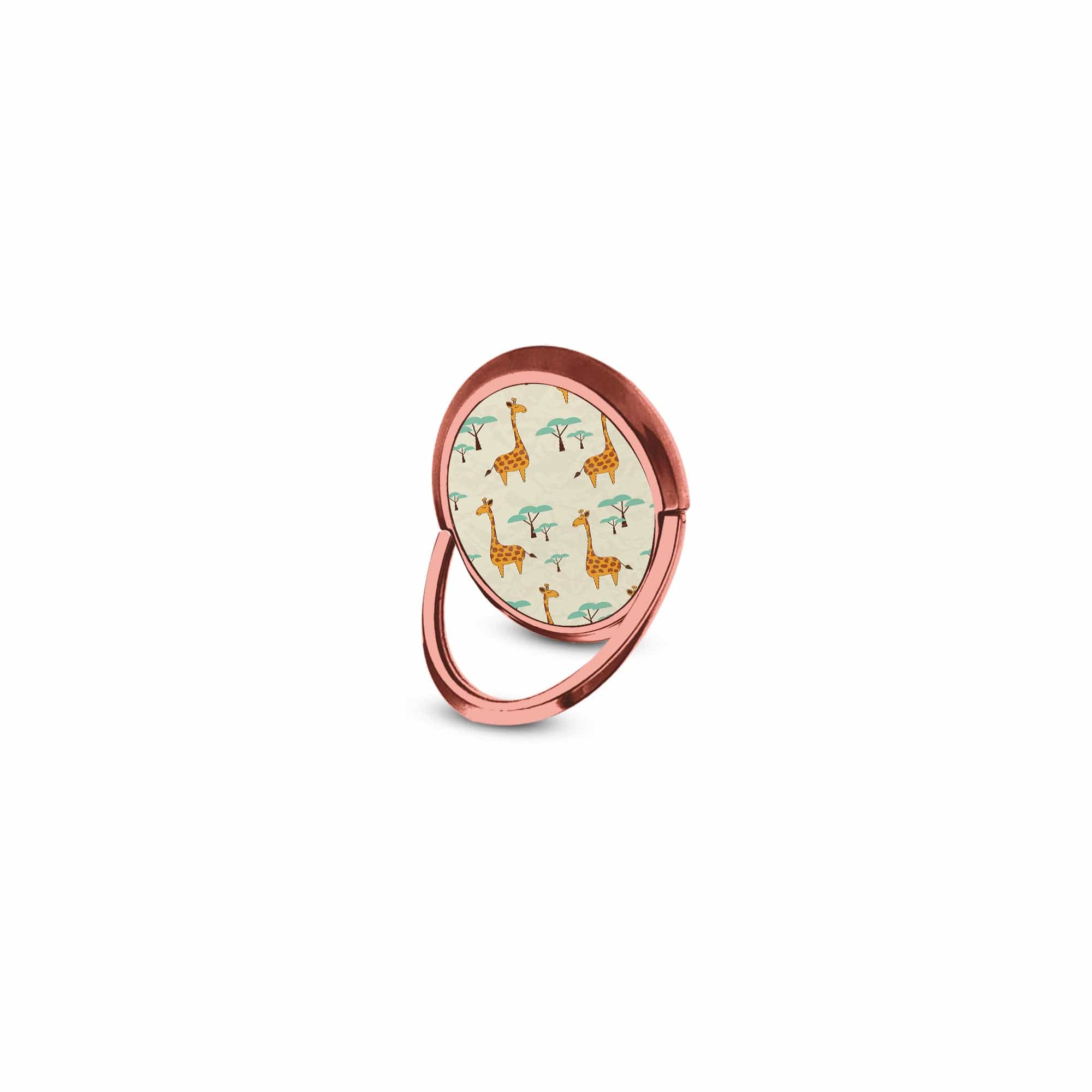 Towering Savannah | Giraffe Ring Holder in Rose Gold