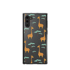 Towering Savannah | Giraffe Samsung Case Clear for Galaxy Note 10 