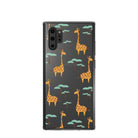 Towering Savannah | Giraffe Samsung Case Clear for Galaxy Note 10 Plus 