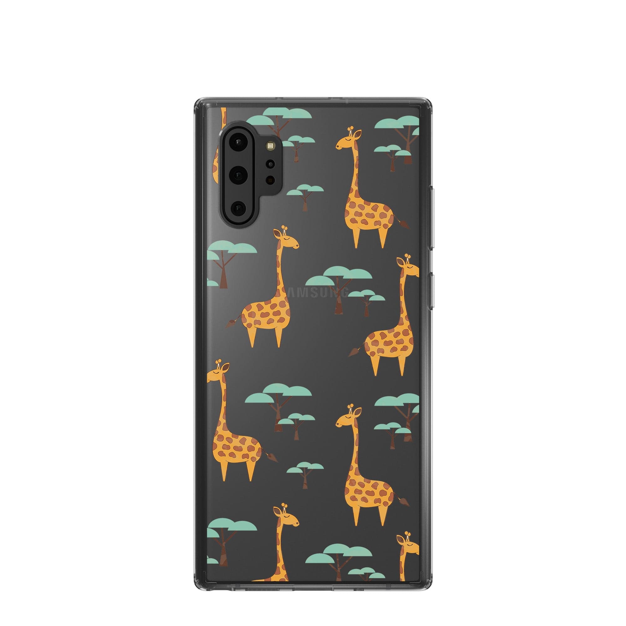 Towering Savannah | Giraffe Samsung Case Clear for Galaxy Note 10 Plus 