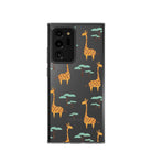 Towering Savannah | Giraffe Samsung Case Clear for Galaxy Note 20 Ultra 