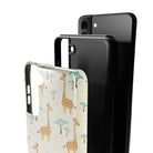 Towering Savannah | Giraffe Samsung Case Tough for Galaxy S21 Plus