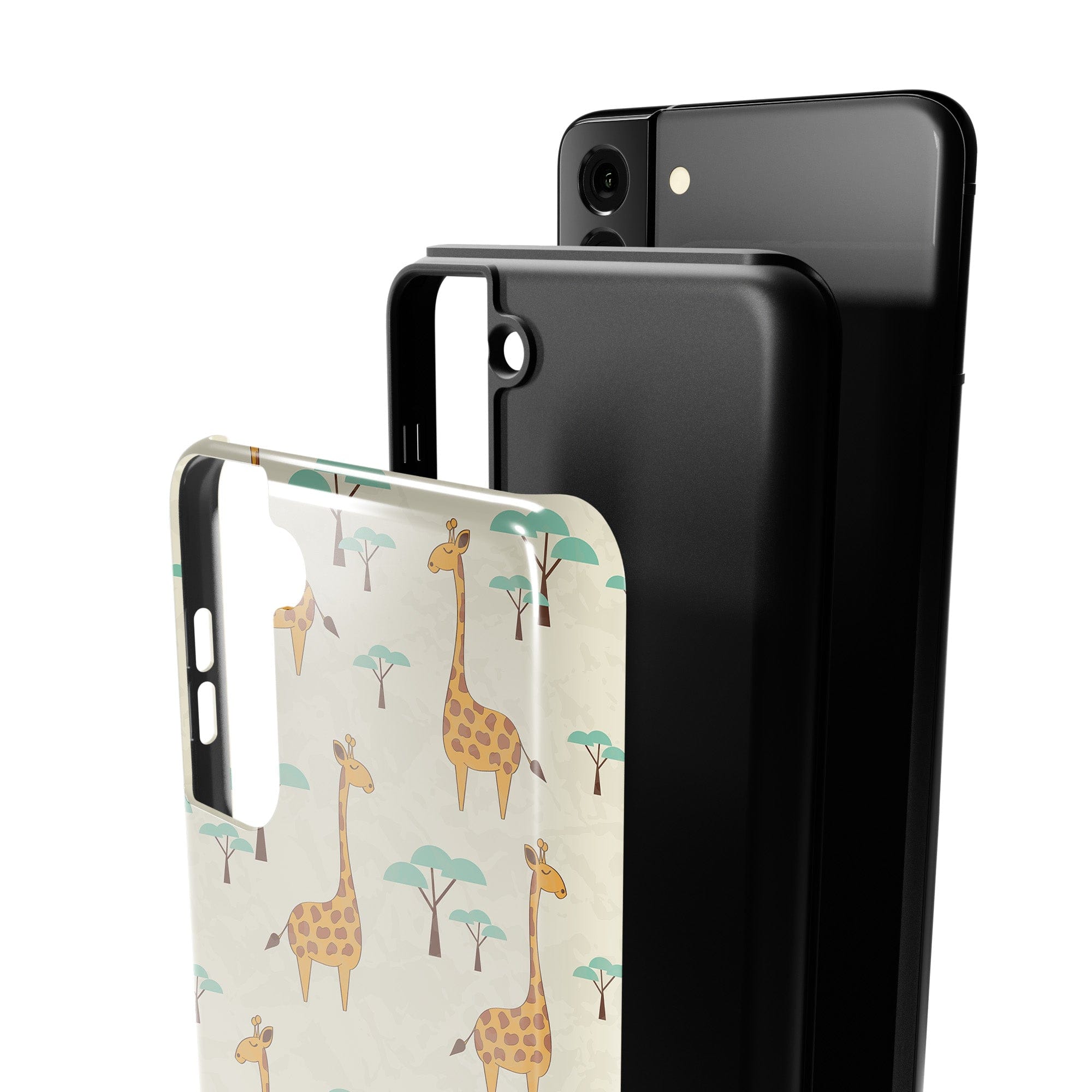 Towering Savannah | Giraffe Samsung Case Tough for Galaxy S21 Plus