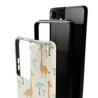 Towering Savannah | Giraffe Samsung Case Tough for Galaxy S21 Ultra