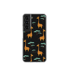 Towering Savannah | Giraffe Samsung Case Clear for Galaxy S22